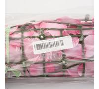 Clôture de jardin artificielle pour haie de fleurs de cerisier pour une utilisation en extérieur Panneau en plastique avec couverture de feuilles haute densité (rose)