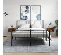Clôture De Jardin Avec Dessus En Cerceau Acier 10,2x0,8 M Noir