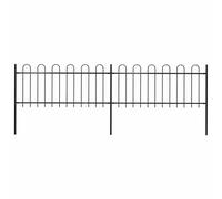 Clôture de Jardin avec dessus en Cerceau Barrière Panneau Multi-taille vidaXL