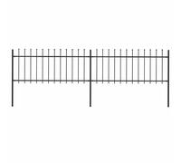 Clôture de Jardin avec dessus en Lance Barrière Panneau Multi-taille vidaXL