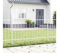 vidaXL Clôture de jardin Panneau barrière avec dessus en Lance Multi-taille