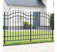 Clôture de Jardin avec Sommet de Lance Noir Extérieur Multi-taille vidaXL
