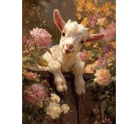 Clôture de Jardin chèvre Puzzle 1200 Pièces pour Adultes, Puzzle Impossible, Puzzles Classique pour Adulte, Puzzles Coloré Jeu de Famille et Team Building