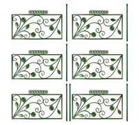 Clôture de jardin - Clôture de jardin - Panneau décoratif en métal - Clôture de jardin épissable - Barrière pour animaux - Bordure pour jardin de jardin - Bordure pour clôture de fleurs en plein air