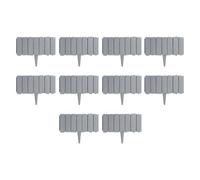 Clôture de jardin courte,Décoration de clôture courte en 10 pièces,Bordure de jardin pour parterres de fleurs | pour patio, parterres de , couverture de sol, pelouse, piscine, chemin de marche