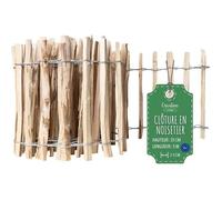 Clôture De Jardin - Creative Home - Bois De Noisetier - Hauteur 35 Cm - Longueur 5 M - Espacement 3-5 Cm Multicolore