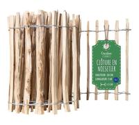 Clôture de Jardin - CREATIVE HOME - Bois de Noisetier - Hauteur 50 cm - Longueur 5 m - Espacement 3-5 cm
