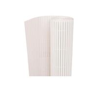 vidaXL Clôture de jardin Blanc 150 x 300 cm PVC | Fini mat élégant pour des vibes modernes, Matériau résistant à la décoloration et étanche,