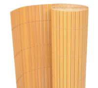 Clôture de jardin Double face PVC 90 x 500 cm Jaune