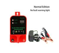 Clôture de jardin électrique en métal,10km,équipement de ferme et volaille,panneau solaire portable,accessoires - Type EU plug normal