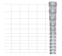 Clôture de jardin en acier galvanisé argenté 50x1,6m - VidaXL - Distance verticale 15cm