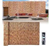 Clôture de jardin en bambou écologique de 90 cm - Barrière extérieure élégante et durable pour terrasse et jardin, parfaite pour l'intimité et la décoration