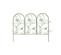Clôture de jardin en fer | Scénario d'utilisation multicolore de plusieurs tailles : protection des arbres parterres de fleurs for allée de jardin.