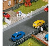 Clôture de jardin en lames ajourées 540mm 2 couleurs-N-1/160-FALLER 272406