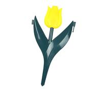 Clôture de jardin en PVC avec tulipes décoratives en forme de fleurs entrelacées pour parterres de fleurs et allées