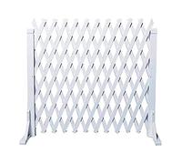 Clôture de jardin extensible en bois - Barrière pliante lourde pour animaux de compagnie et support pour plantes d'extérieur, hauteur réglable (h 120 x L 200 cm) pour décoration de jardin et sécurité.