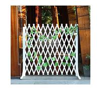 Clôture de jardin extensible en bois robuste et pliable pour animaux domestiques