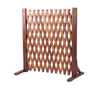 Clôture de jardin extensible et rétractable en bois - Écran de montée autoportant, barrière décorative en bois pour la maison, la cour, cloison d'intimité extérieure