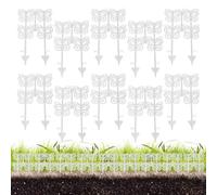 Clôture de jardin | Papillon 10 pièces | Barrière d'extérieur pour animaux | Panneaux de clôture de jardin décoratifs | Convient pour , chemin, extérieur, cour, terrasse et parterre de fleurs