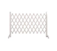 Clôture De Jardin Pliante en Bois, Barrière De Sécurité Extensible Flexible pour Animaux De Compagnie, Stand De Fleur De Croissance De Plantes Grimpantes pour Pelouse De Patio