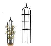 Clôture de Jardin pour Plantes Grimpantes, Plantes de Jardin Obelisk Treillis, 120 cm 61 cm 75 cm 90 cm H Tour Support Plante, Douille en Fonte Fleurs Vigne Intérieur Extérieur (8"/20cm Diax47.3