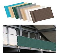 Clôture de jardin résistante aux UV et durable avec œillets pour une installation facile, parfaite pour balcons et ventilation Vert foncé 200,7 x 400,8 cm