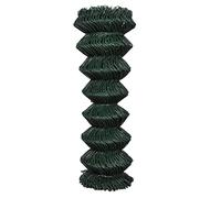 Clôture de jardin robuste en acier - 1,25 x 15 m - Vert - Robuste - Pour jardin, terrasse et terrain - Durable et résistant aux intempéries - Montage facile