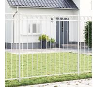 Clôture De Jardin Vidaxl Blanche 1,7x1,5 M En Acier