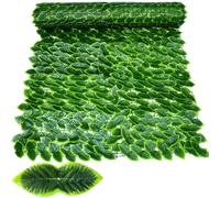 Clôture de lierre artificiel - 50 x 100 cm - Feuilles vertes décoratives pour la maison, le jardin, le balcon, l'extérieur - Haie de plantes artificielles pour l'intimité et l'esthétique