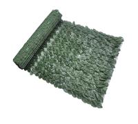 Clôture de lierre artificiel - Treillis extensible de 0,5 m x 2 m avec fausses feuilles de lierre | Haie d'intimité résistante aux UV pour jardin, balcon et décoration extérieure | Panneau de clôture