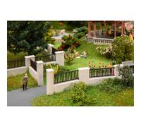 FALLER 180419 - Clôture Murale - Voie : H0 - Pièces de décoration pour Les Trains Miniatures - Echelle : 1/87