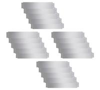 Clôture De Pelouse 20 Pcs Acier Galvanisé 100x20 Cm