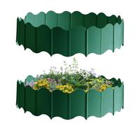 Clôture de pelouse - Bordures décoratives légères et faciles à protéger - Clôtures de jardin décoratives - pour extérieur, jardin, extérieur, patio, terrasse, porche, pelouse, prairie, maison, maison