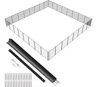 Clôture de piscine 1,21 m x 29,26 m - Clôture de sécurité amovible pour enfants - Installation facile en bricolage - Clôture de piscine - Filet Teslin-PVC de 340 g - Protection pour enfants et animaux