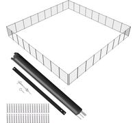 Clôture de piscine VEVOR 1,21 x 32,91 m, clôture amovible de sécurité pour enfants, clôture de piscine facile à installer soi-même, filet de clôture de piscine en PVC Teslin 340 g protège les enfants