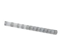 Clôture de prairie Argenté en acier galvanisé durable 50 x 1,5 m, panneau grillage rigide avec fixation, barrière palissade pour jardin terrasse balcon extérieur