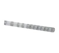 Clôture de prairie en acier galvanisé argenté 25 x 1,4 m robuste pour jardin terrasse balcon, panneau rigide palissade barrière occultant avec fixation pratique pour séparation intimité et