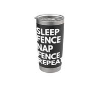 Clôture de repos pour les amateurs de clôtures Gobelet isotherme en acier inoxydable double paroi