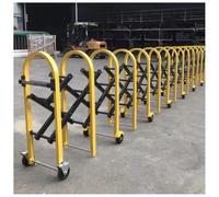 Clôture de signalisation rétractable, robuste et réglable pour aéroport, allée, crèche