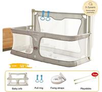 Clôture de sommeil pour bébé, Taille 50*120CM, Construction robuste, Beige pas de filet