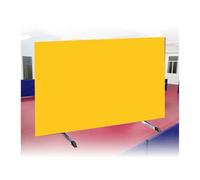 Clôture de Table de ping-Pong Pliable, clôture Robuste adaptée aux Clubs, aux écoles et aux stades (Jaune, 140x75 cm - 4 pièces)