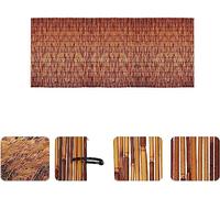 Clôture de terrasse respectueuse de l'environnement - 1 x 5 m - Séparateur de balcon idéal pour une utilisation dans le jardin et l'intérieur - Résistant aux UV et aux intempéries - Installation