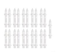 Clôture décorative blanche pour sapin de Noël à mettre en valeur pour les fêtes de fin d'année, parfaite pour créer une atmosphère joyeuse (19 pièces - 1,2 m)