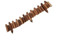 Clôture Décorative en Bois Mini pour Bordure de Jardin et Cour | Style Pastoral Simple, Surface Lisse Finement Polie, Protection des Plantes, Repositionnement Facile, pour Parcs