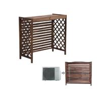 Clôture d'écran de confidentialité extérieure, housse de protection for unité de condensation, couvertures de climatisation en bois for l'extérieur, équipement de piscine, écran de confidentialité, bo