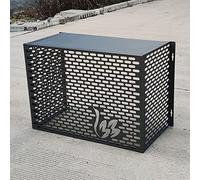 Clôture d'écran de confidentialité pour couverture de climatisation extérieure, alliage d'aluminium résistant aux intempéries, protecteur d'unité centrale de climatisation extérieure contre
