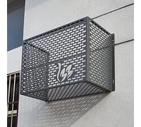 Clôture d'écran de confidentialité pour couverture de climatisation extérieure, alliage d'aluminium résistant aux intempéries, protecteur d'unité centrale de climatisation extérieure contre