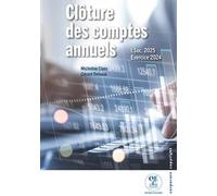 Clôture des comptes annuels - Exercice 2025-Revenus 2024 (Belgique)