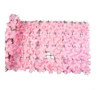 Clôture d'intimité artificielle en forme de feuille de cerisier - 0,5 x 1 m - Imperméable et résistant aux UV - Panneau de haie en polyéthylène pour jardin, terrasse, balcon - Décoration murale