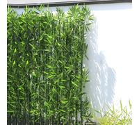 Clôture d'intimité en bambou artificiel - Clôture décorative pour jardin, terrasse et balcon - Séparateur extérieur de 1,2 m et solution de protection d'entrée
